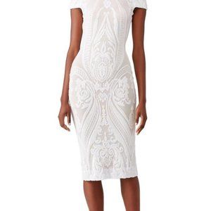 Dress the Population  Brandi Sequin Sheath S